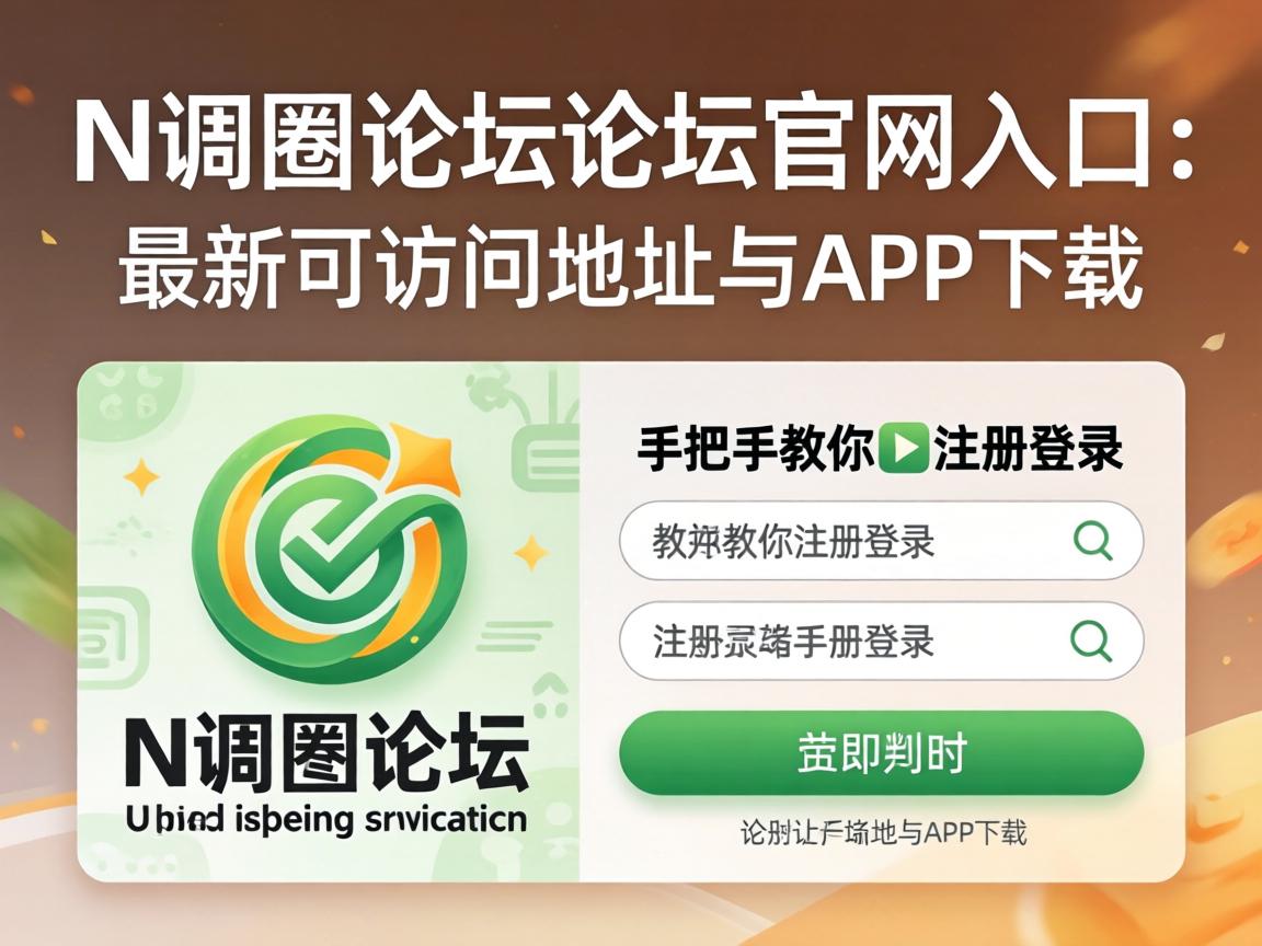 sn调圈论坛论坛官网入口：最新可访问地址与APP下载，手把手教你注册登录