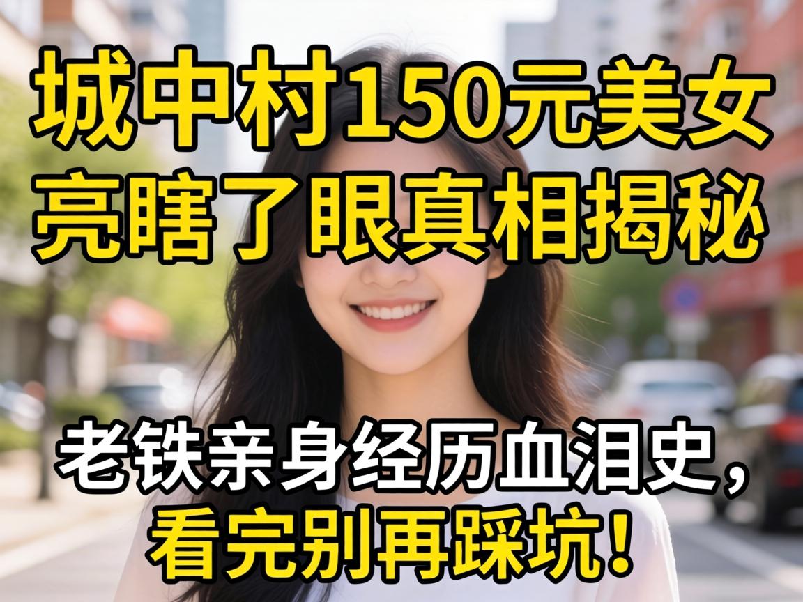 城中村150元美女亮瞎了眼真相揭秘，老铁亲自经历血泪史，看完别再踩坑！