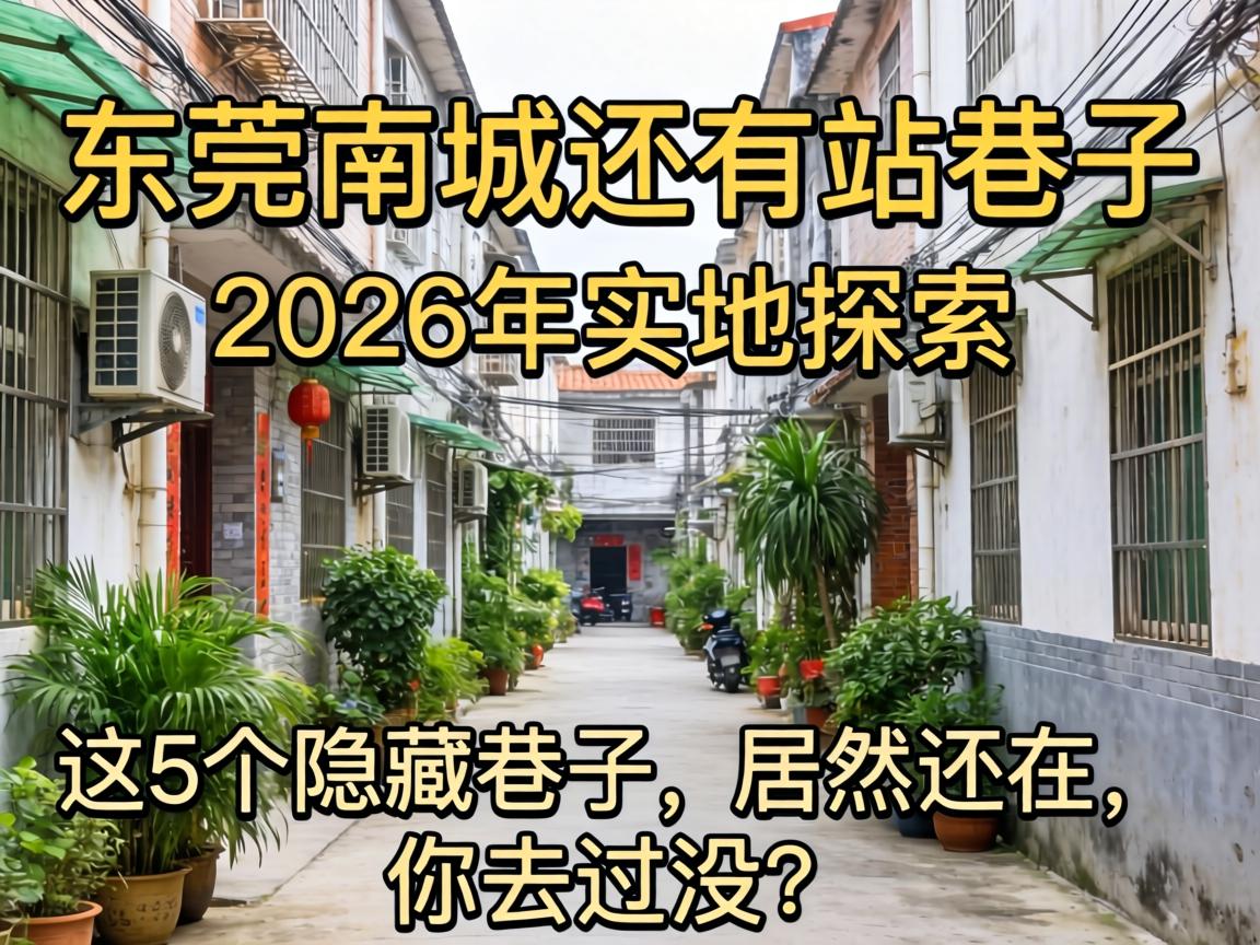 东莞南城还有站巷子的吗，2026年实地探访：这5个隐藏巷子居然还在，你去过没？