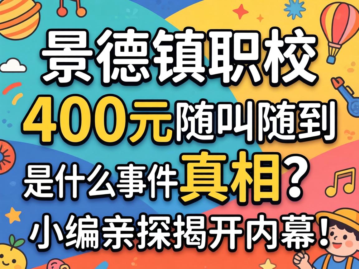 景德镇职校400元随叫随到是什么事件真相？小编亲探揭开内幕！