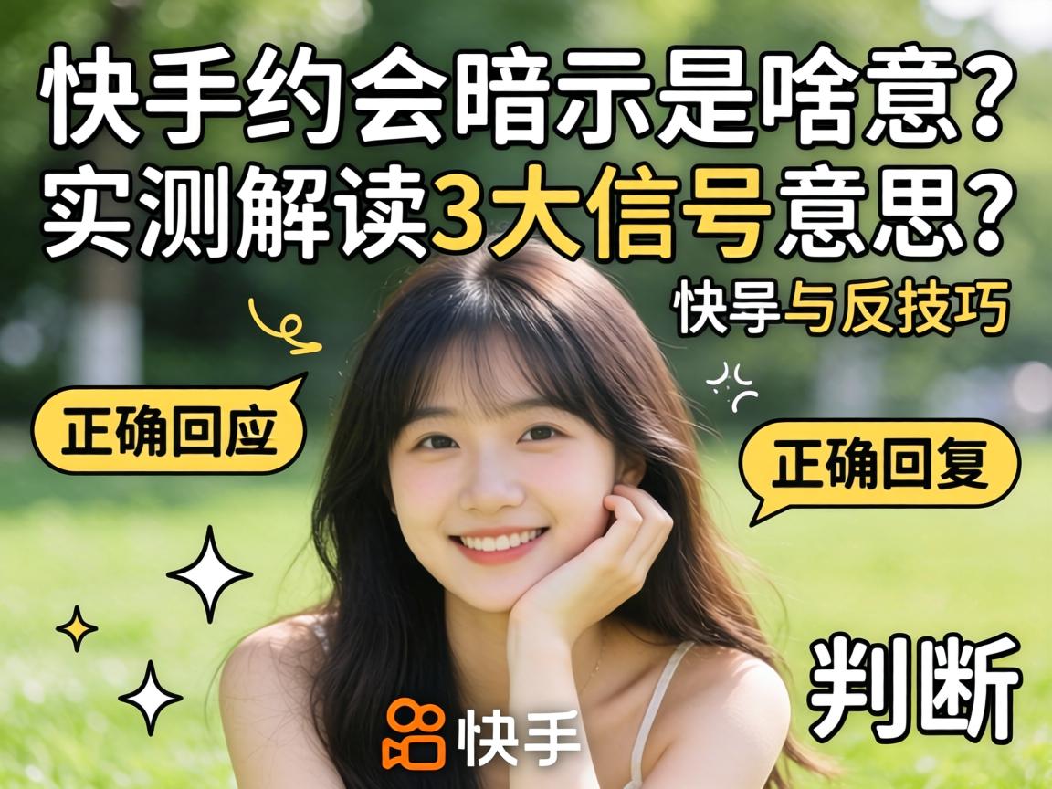 快手约会暗示是啥意思？实测解读3大信号与正确回应技巧