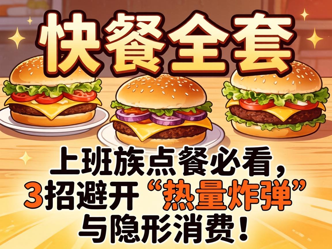 快餐全套是指哪些？上班族点餐必看，3招避开“热量炸弹”与隐形消费！