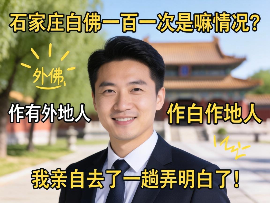 石家庄白佛一百一次是嘛情形？？？？？？作为外地人，，，，，，我亲自去了一趟弄明确了！