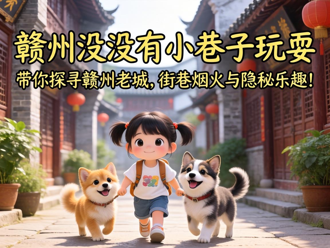 赣州有没有小巷子玩耍？带你探寻赣州老城的街巷烟火与隐秘乐趣！