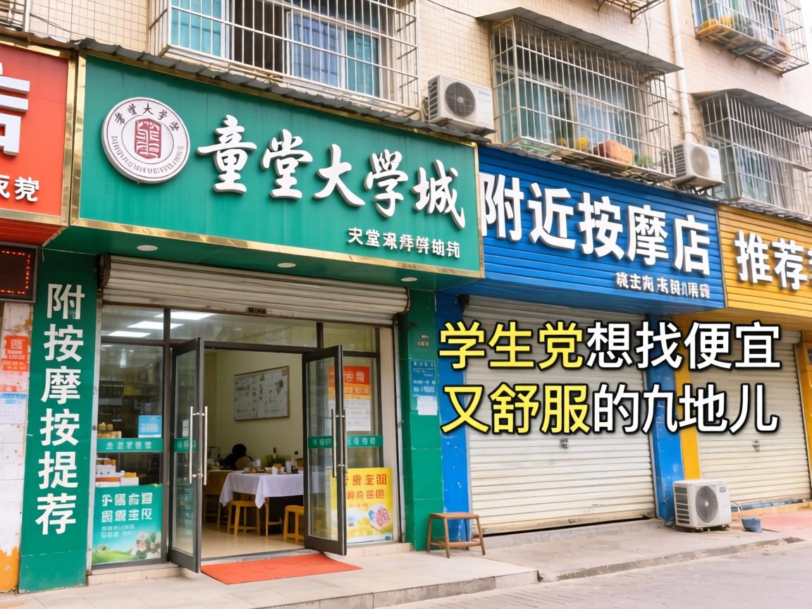金堂大学城附近按摩店有推荐的吗？学生党想找便宜又舒服的地儿
