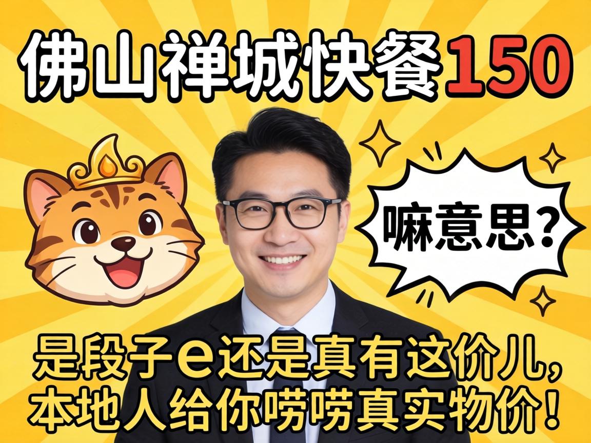 佛山禅城快餐150，嘛意思？是段子还是真有这价儿？本地人给你唠唠真实物价！