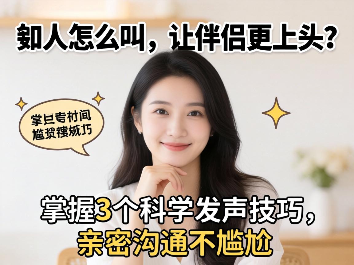 女人怎么叫,让伴侣更上头?掌握3个科学发声技巧,亲密沟通不尴尬