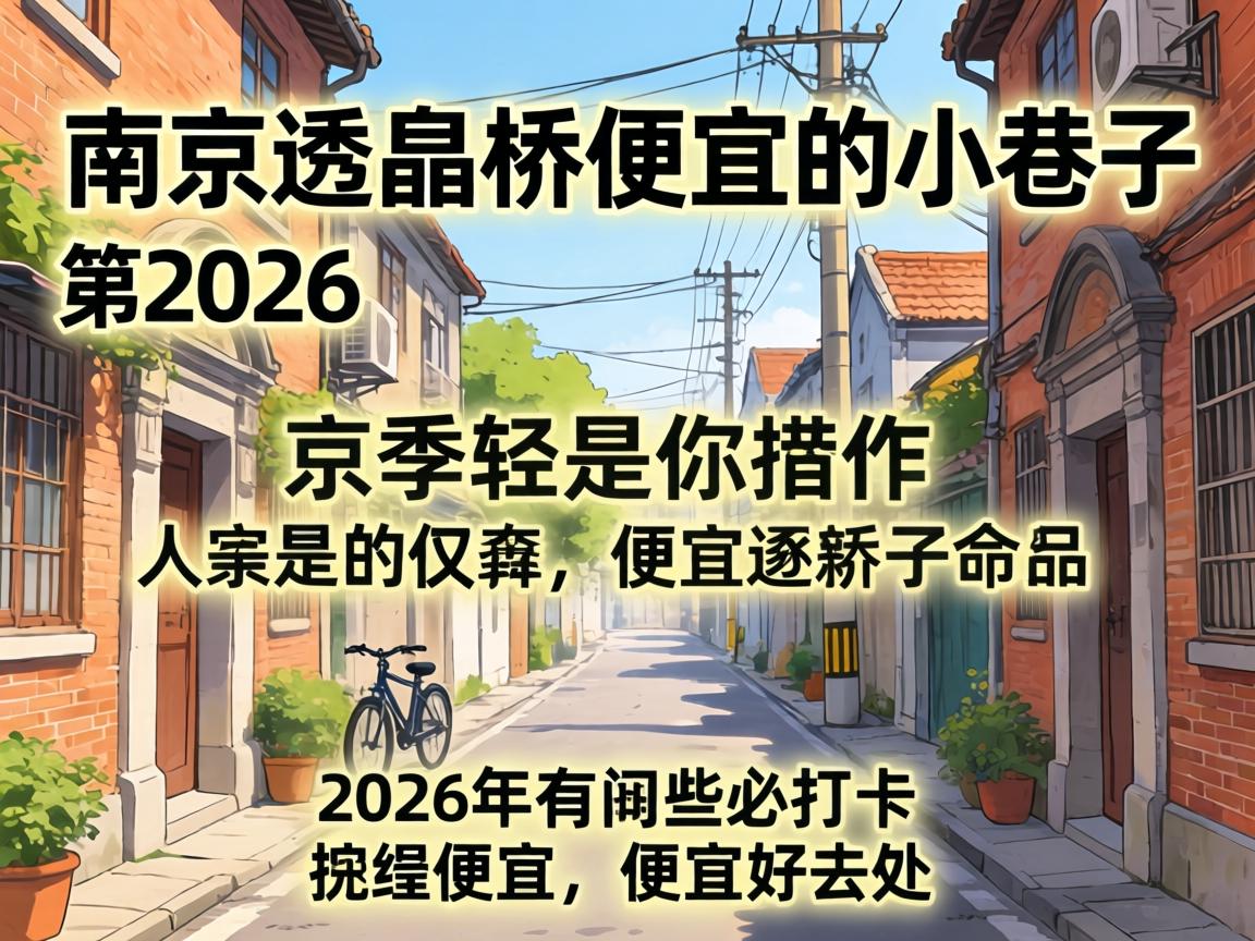 南京迈皋桥便宜的小巷子，在2026年有哪些必打卡的便宜好去处？