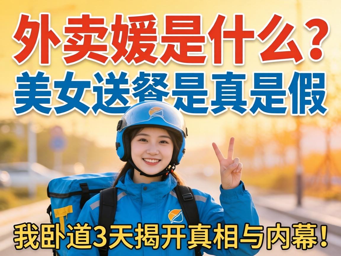 外卖媛是什么？？？？玉人送餐是真是假，，，，，我卧底3天揭开真相与内幕！