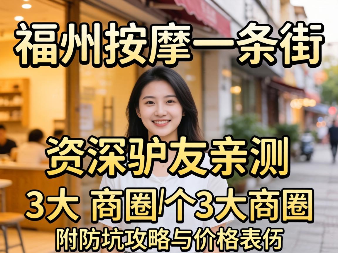 福州推拿一条街在哪个位置？？？？？？资深驴友亲测3大商圈，，，，附防坑攻略与价钱表