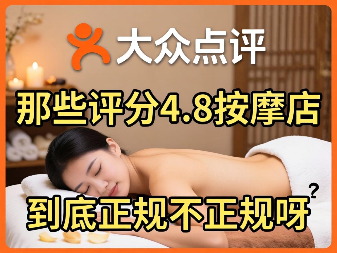 公共点评上那些评分4.8的推拿店，到底正规不正规呀？