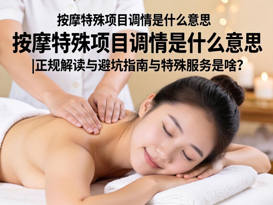 推拿特殊项目调情是什么意思|正规解读与避坑指南，特殊服务是啥？