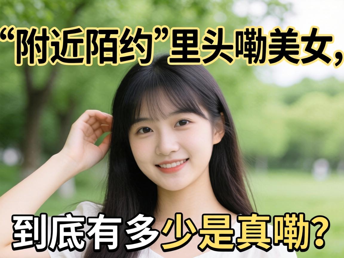 “附近陌约”里头嘞美女，到底有多少是真嘞？