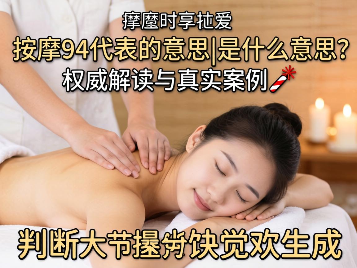 按摩94代表的意思|是什么意思？权威解读与真实案例?