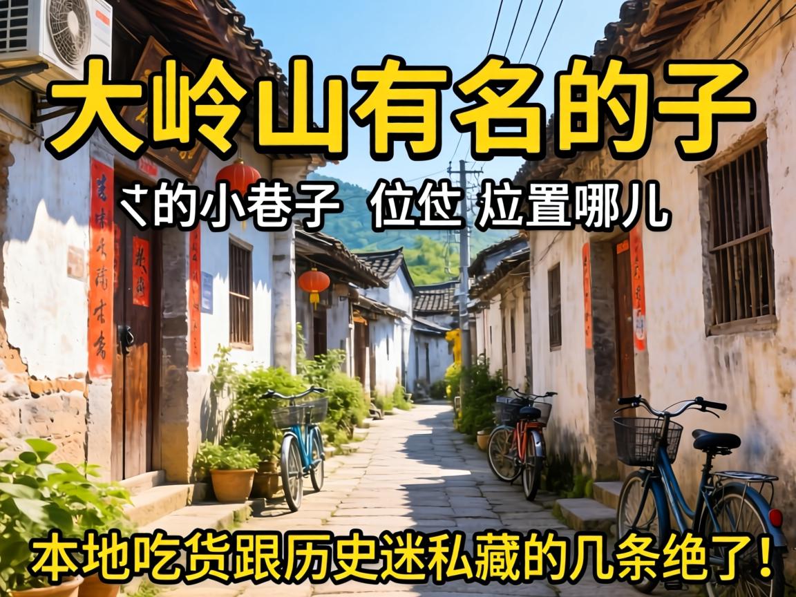 大岭山有名的小巷子位置在哪儿？本地吃货跟历史迷私藏的几条绝了！