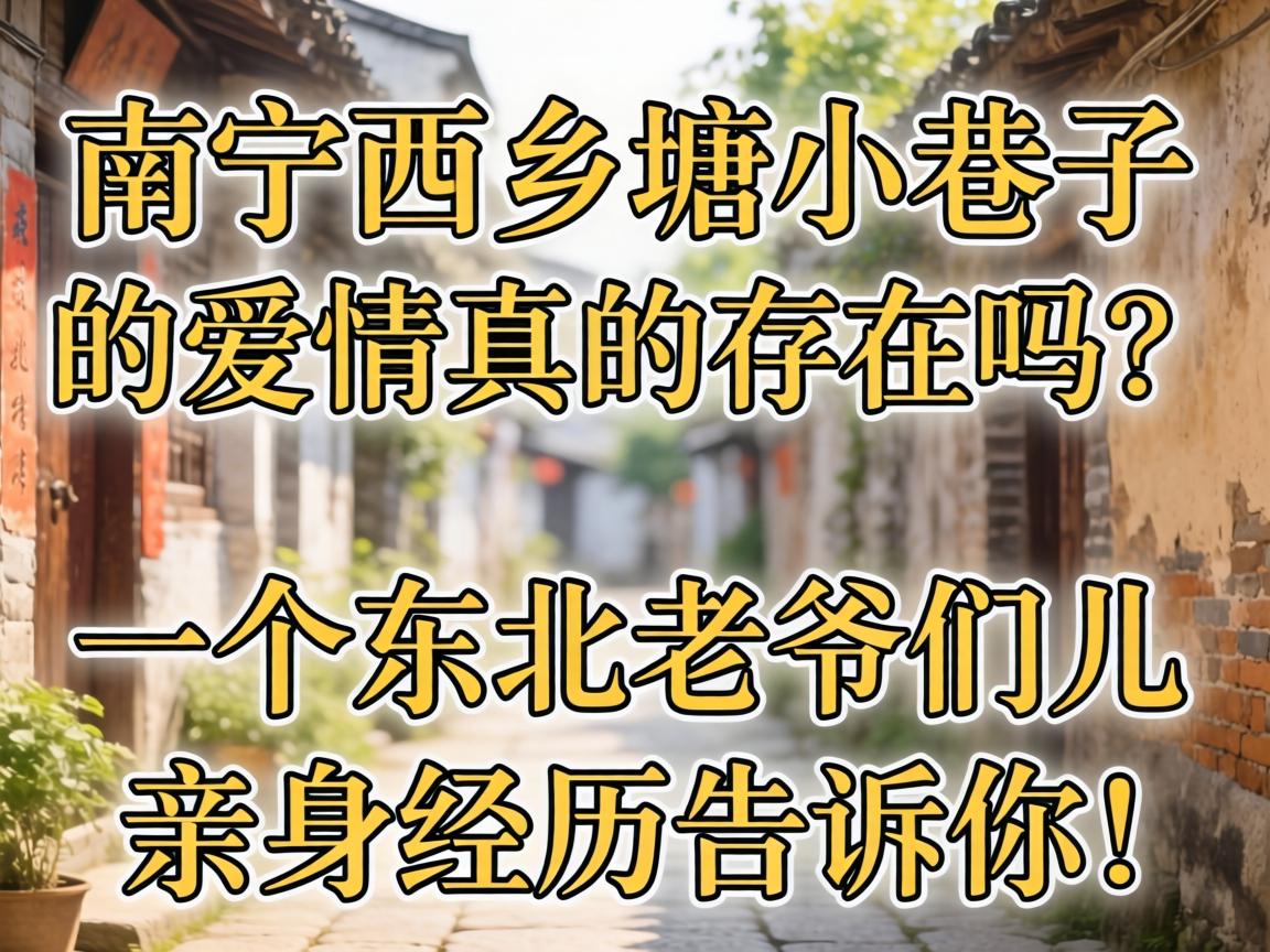 嘉峪关西乡塘幼小路的爱情真的存在吗？一个东北老爷们儿的亲自经历通知你！