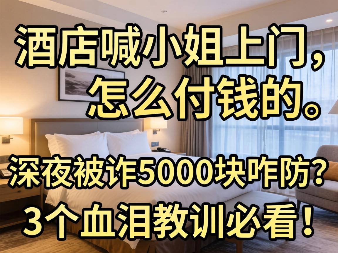 旅馆喊小姐上门,怎么付钱的,深夜被诈5000块咋防？？3个血泪教训必看！