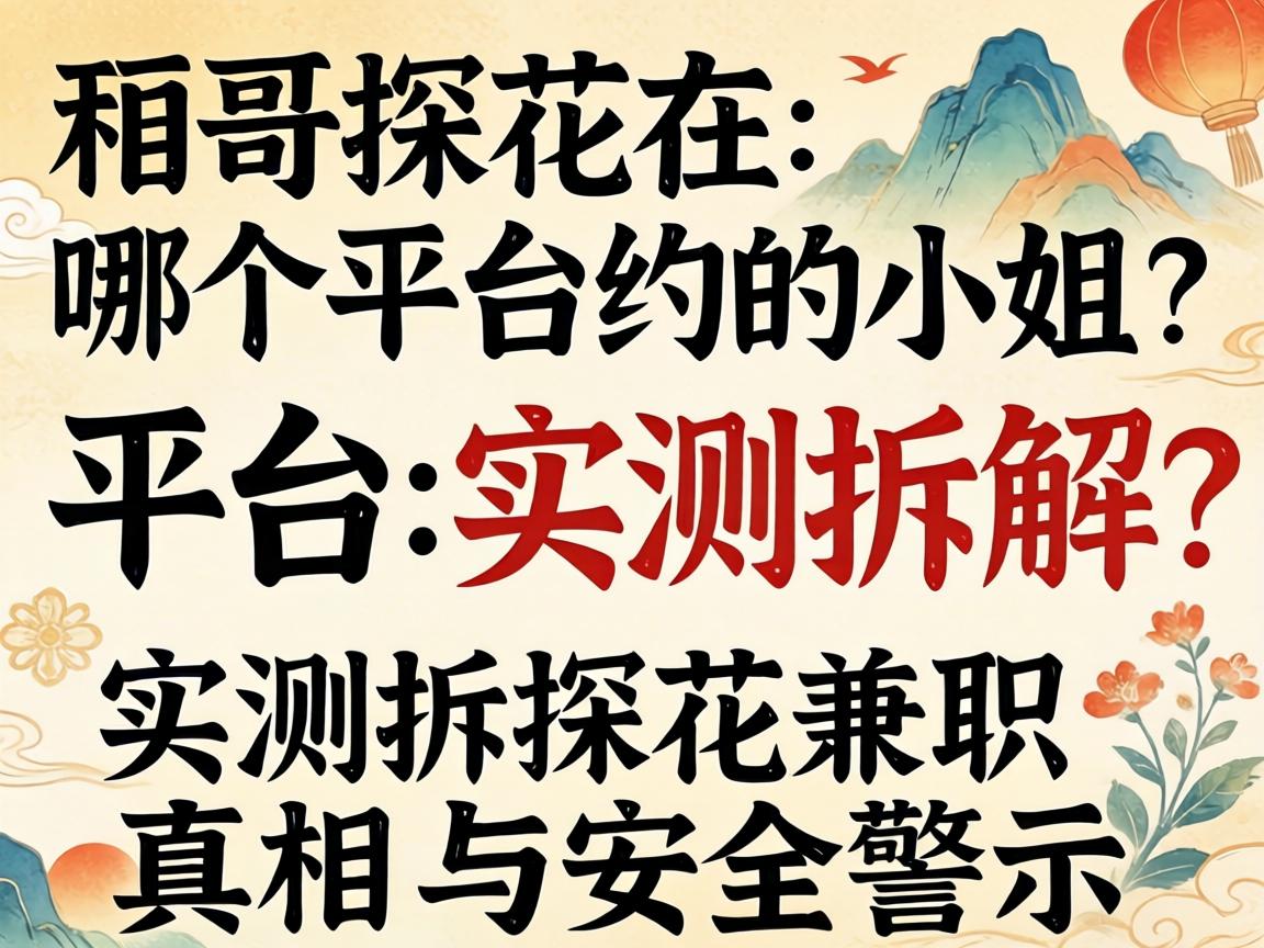 利哥探花是在哪个平台约的幼姐？实测拆解探花兼职真相与安全警示