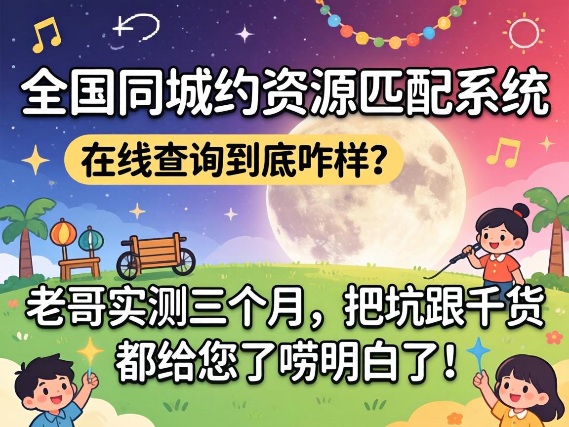 全国同城约资源匹配系统在线查询到底咋样？老哥实测三个月，把坑跟干货都给您了唠明白了！