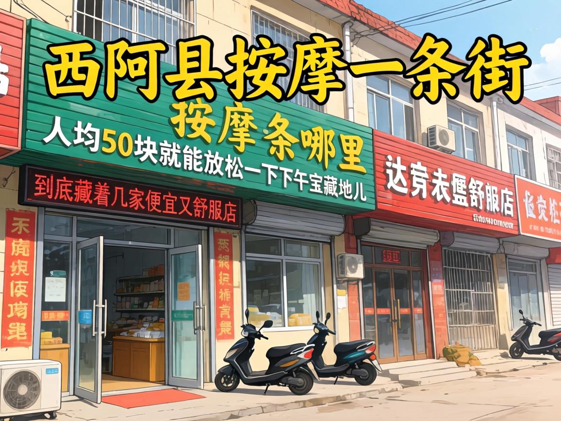 东阿县按摩一条街在哪,人均50块就能放松一下午的宝藏地儿,到底藏着几家便宜又舒服的店?