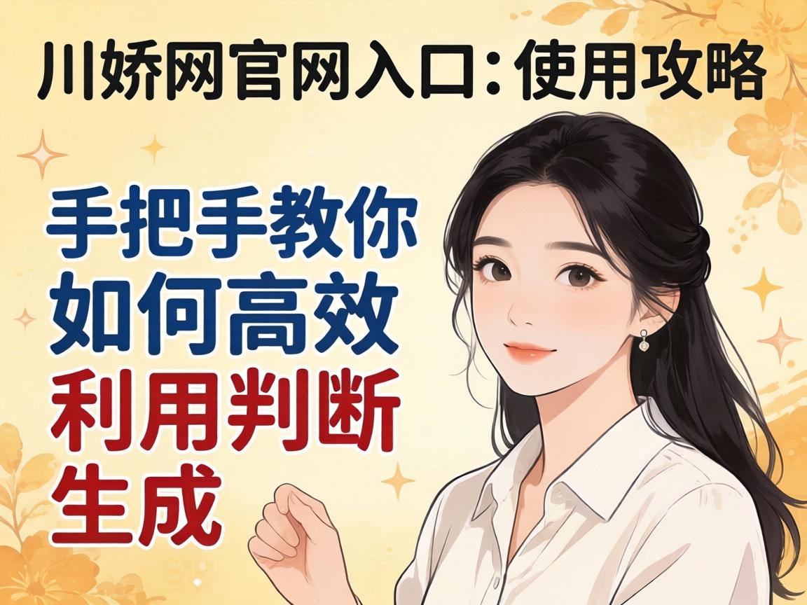 川娇网官网入口与使用攻略：手把手教你怎样高效使用