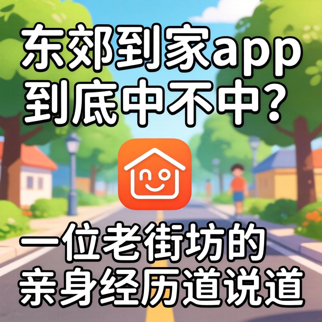 东郊到家app到底中不中？一位老街坊的亲自经历说路说路