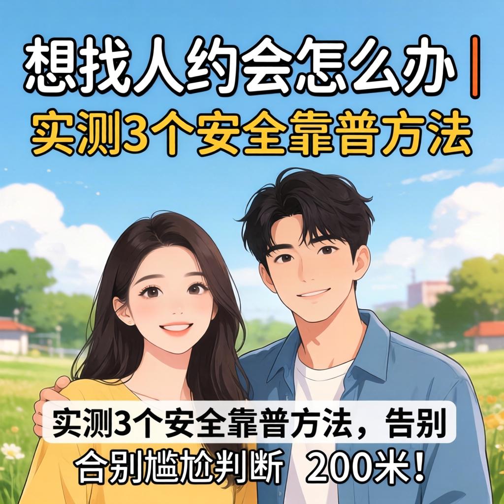 附近200米内想找人约会怎么办 | 实测3个安全靠谱方法，告别尴尬