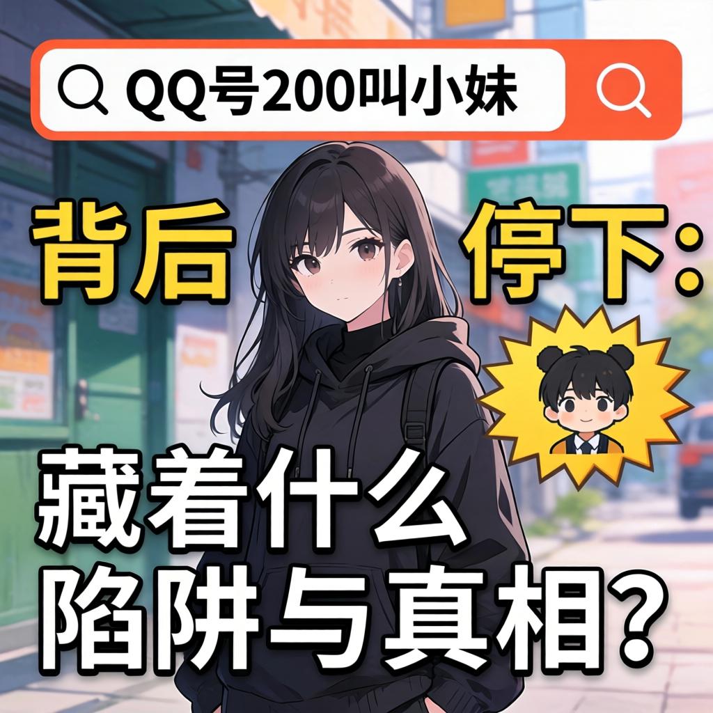 搜索“QQ号200叫小妹”背后，藏着什么陷阱与真相？
