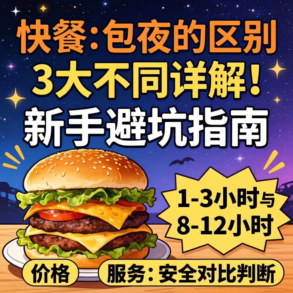 快餐和包夜的区别_3大不同详解！新手避坑指南：1-3小时与8-12小时，价格、服务、安全对比