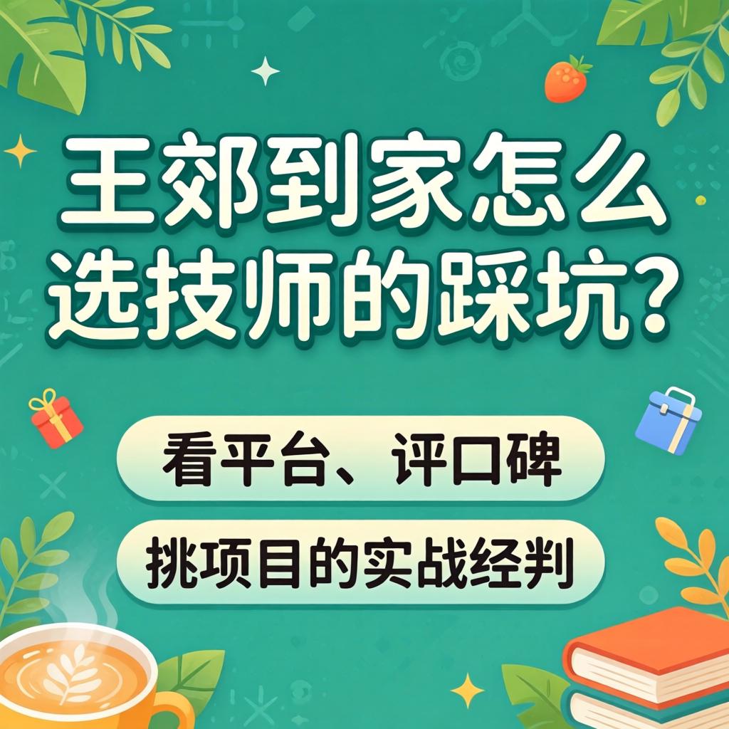 东郊到家怎么选技师不踩坑？看平台、评口碑、挑项主张实战经