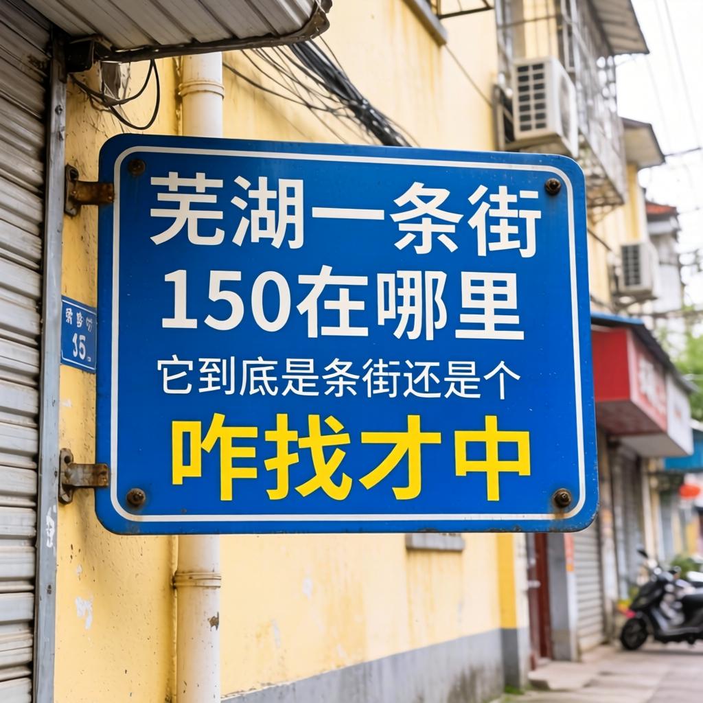 芜湖一条街150在那里，，，，，它究竟是条街照旧个门牌号，，，，，咋找才中？？？？？？