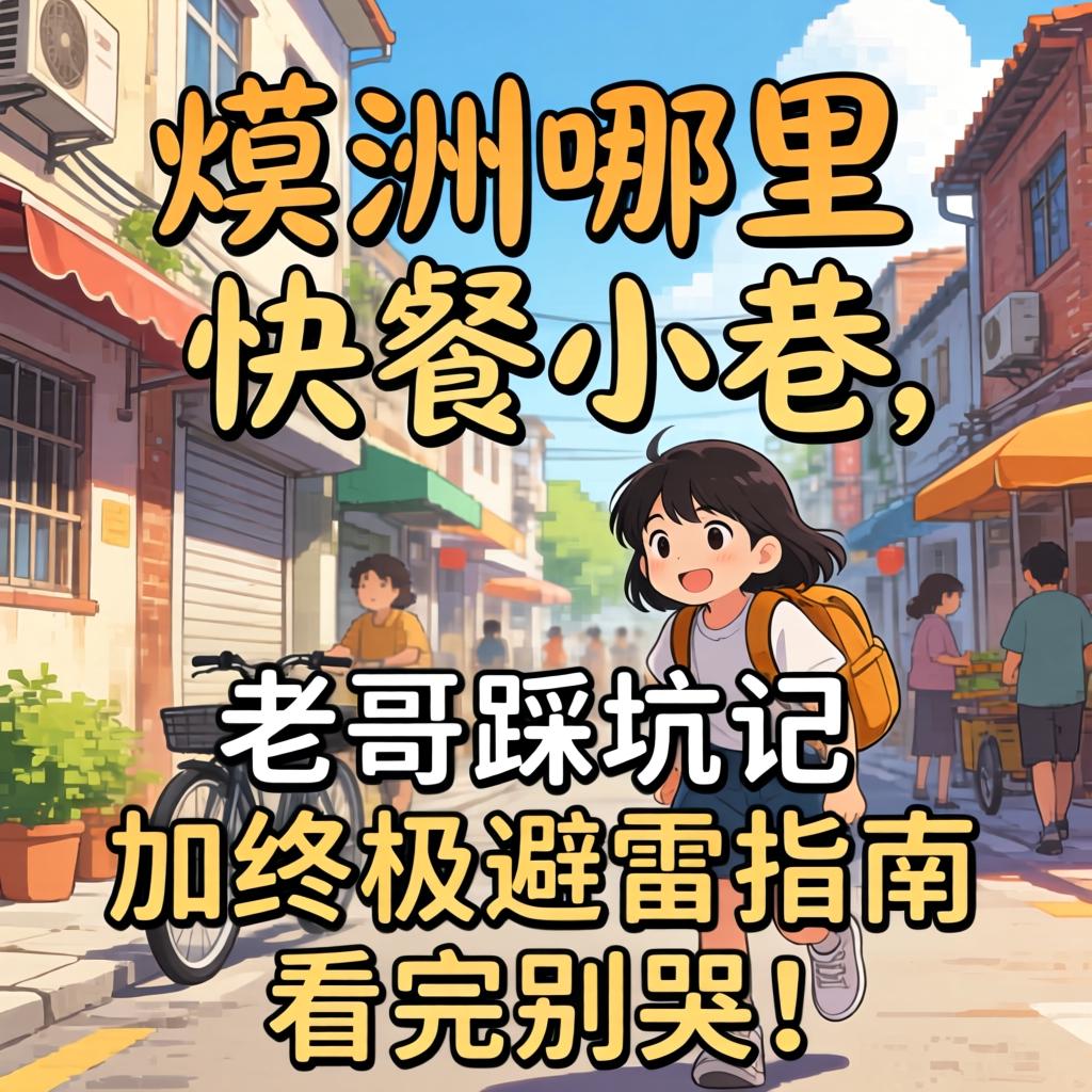 坦洲哪里有快餐小巷?老哥踩坑记加终极避雷指南,看完别哭!