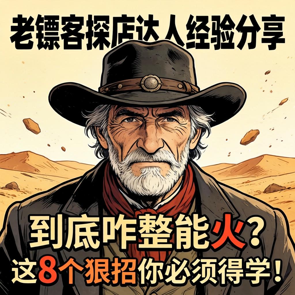 老镖客探店达人经验分享，到底咋整能火？这8个狠招你必须得学！