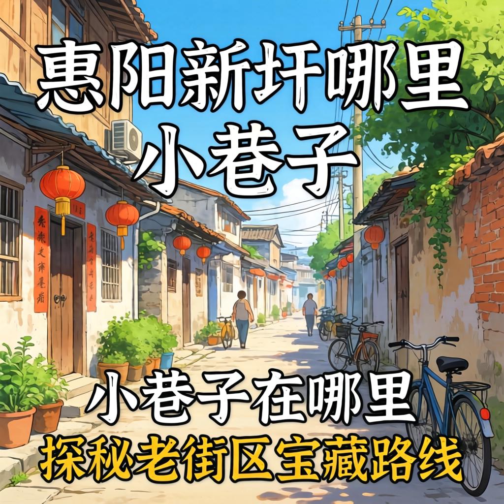 惠阳新圩哪里有小巷子，小巷子在哪里，探秘老街区宝藏路线