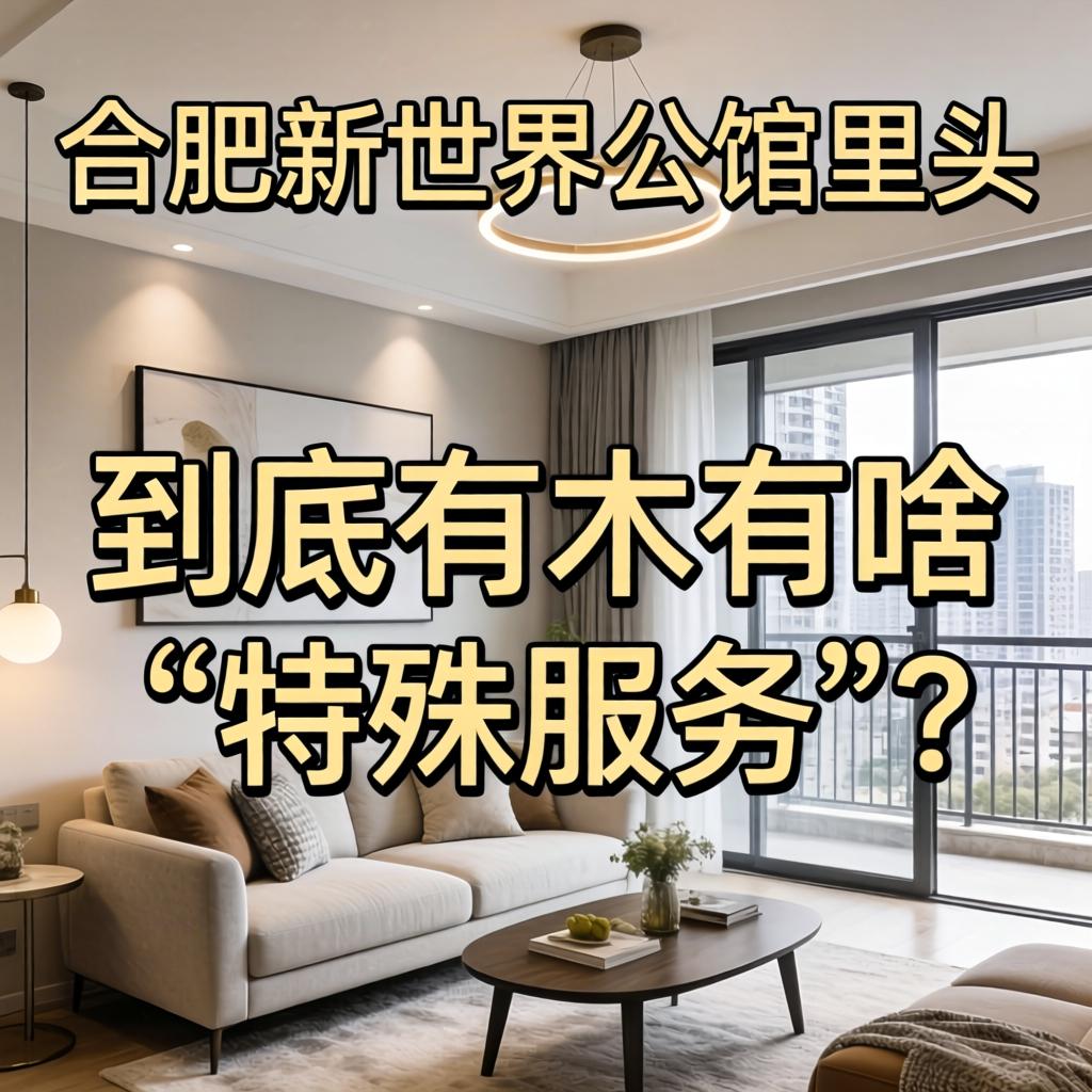 合肥新世界公馆里头到底有木有啥“特殊服务”？