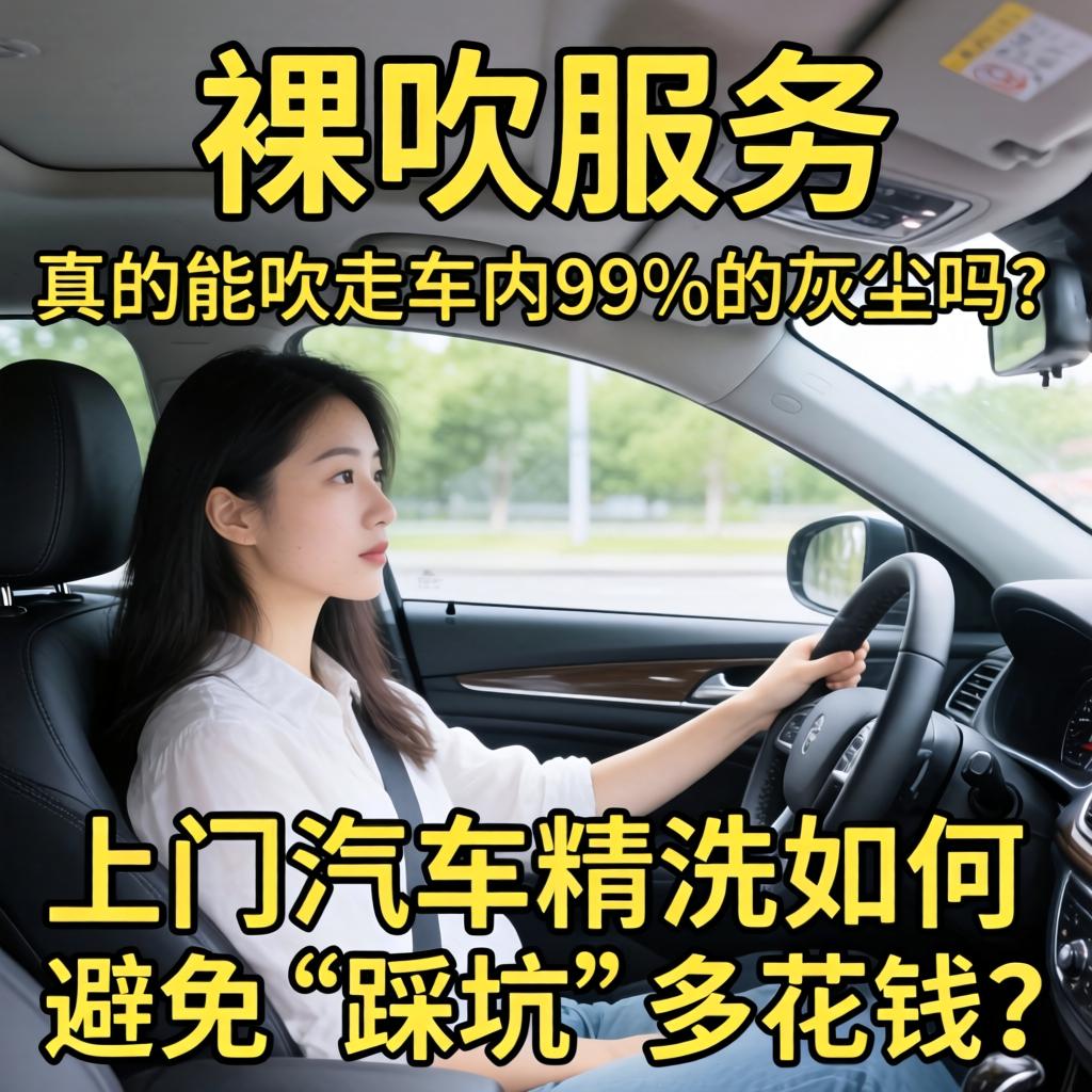 裸吹服务，真的能吹走车内99%的灰尘吗？上门汽车精洗如何避免“踩坑”多花钱？