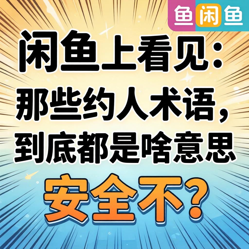 在闲鱼上望见那些约人术语，，，，究竟都是啥意思？？清静不？？