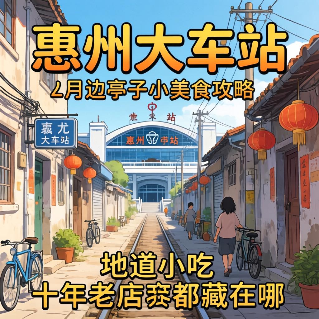惠州火车站旁边的小巷子美食攻略,地道小吃和十年老店都藏在哪?