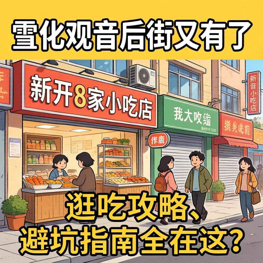 宣化观音后街又有了，新开8家小吃店！逛吃攻略、避坑指南全在这？