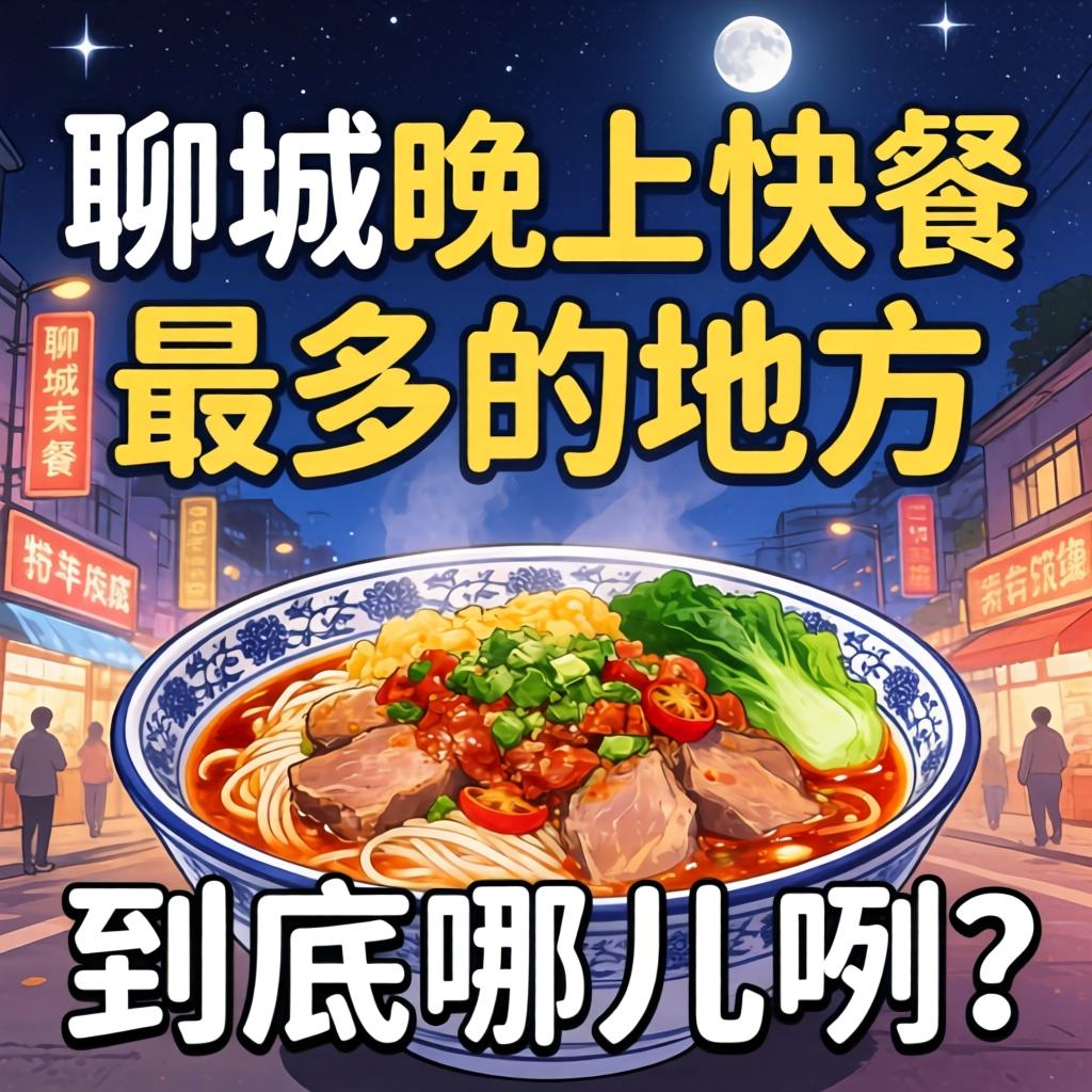 聊城晚上快餐最多的地方到底在哪儿咧？