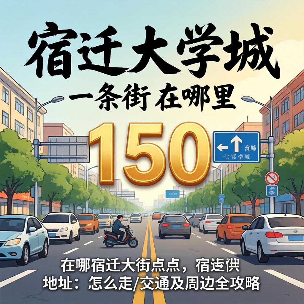 宿迁大学城一条街150在哪里具体位置地址、怎么走交通及周边全攻略