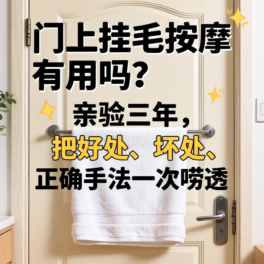 门上挂毛巾按摩有用吗？亲测三年，把好处、坏处和正确手法一次唠透