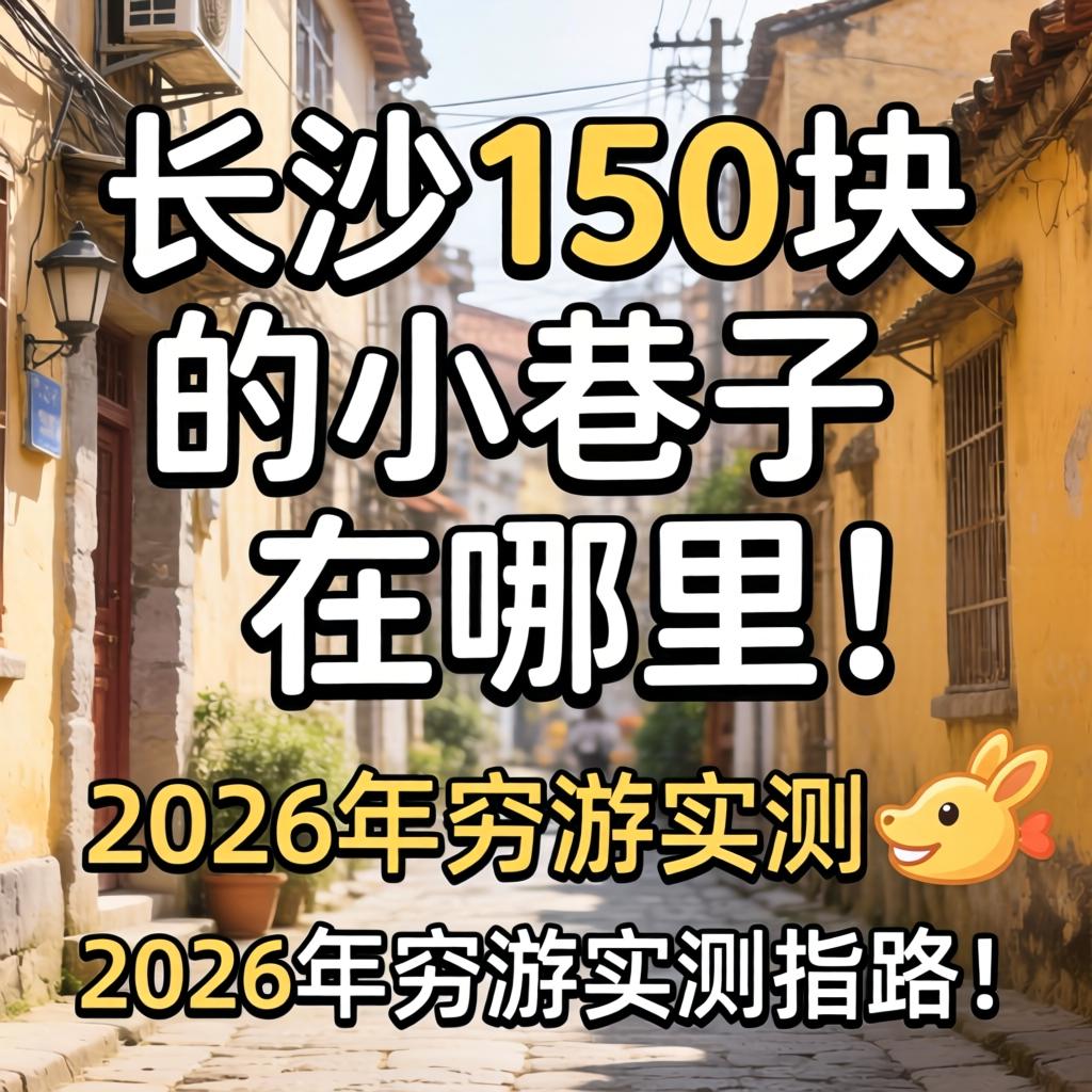 长沙150块的小巷子在哪里？2026年穷游实测指路！
