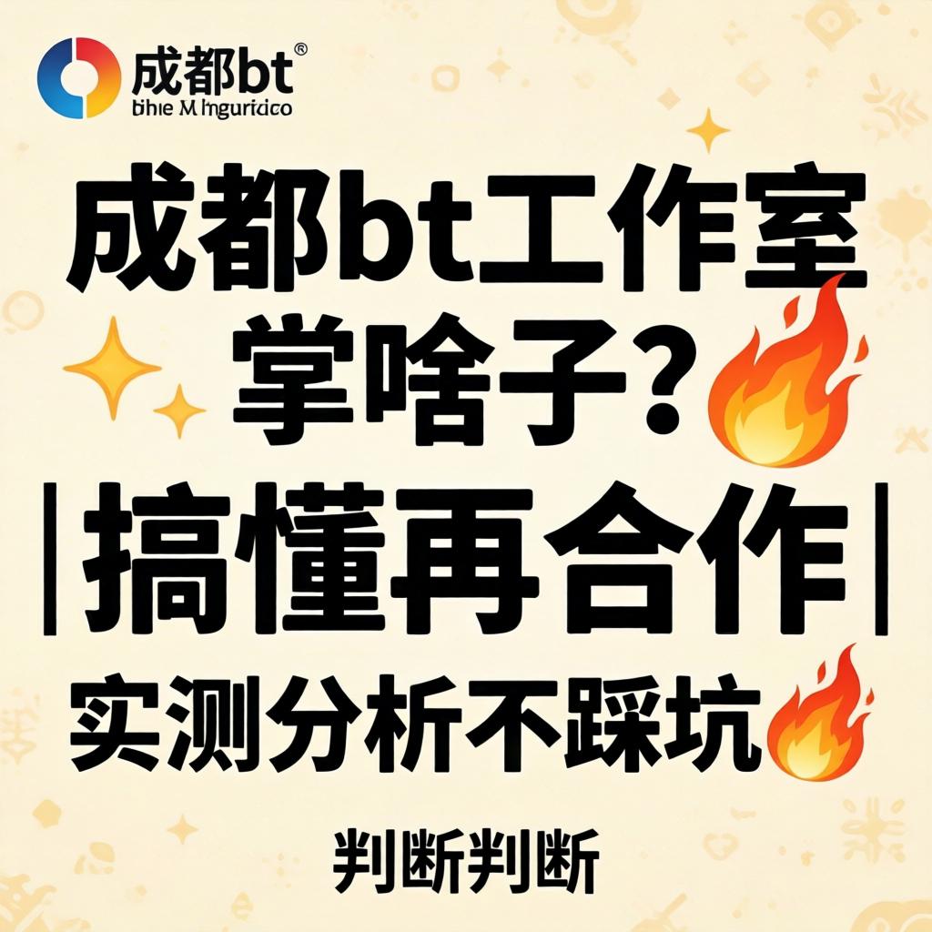 成都bt工作室是啥子?搞懂再合作 | 实测分析不踩坑?
