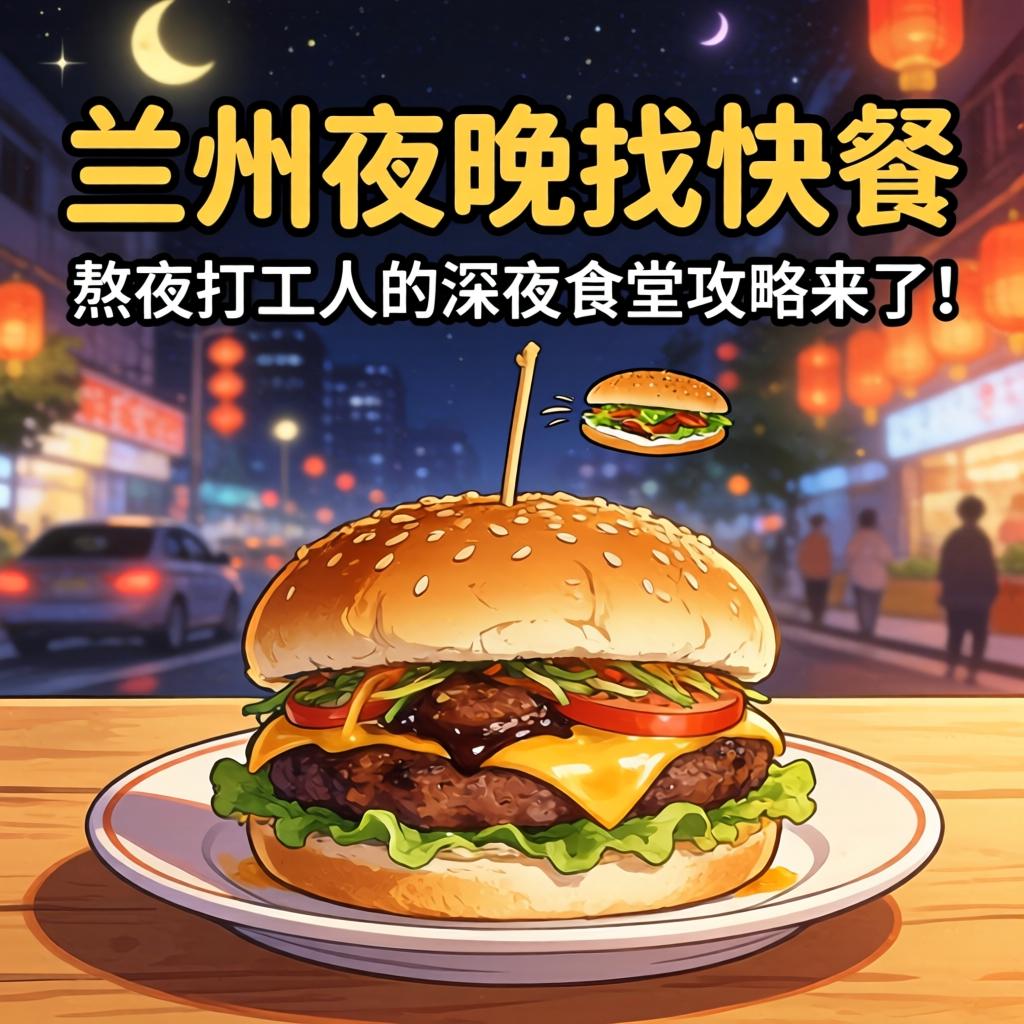 兰州夜晚怎样找快餐？？？？熬夜打工人的深夜食堂攻略来了！