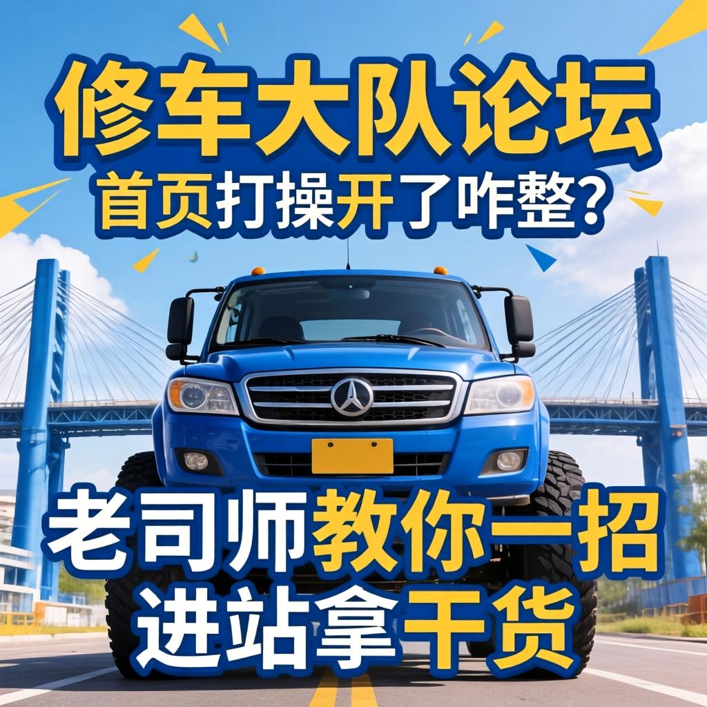 修车大队论坛首页打不开了咋整？老司机教你一招进站拿干货