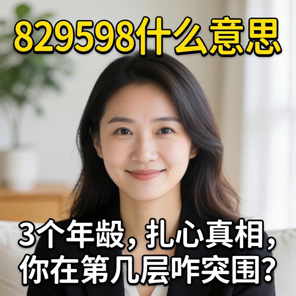 女人929598什么意思？？？3个年岁段的扎心真相，，，你在第几层咋突围？？？