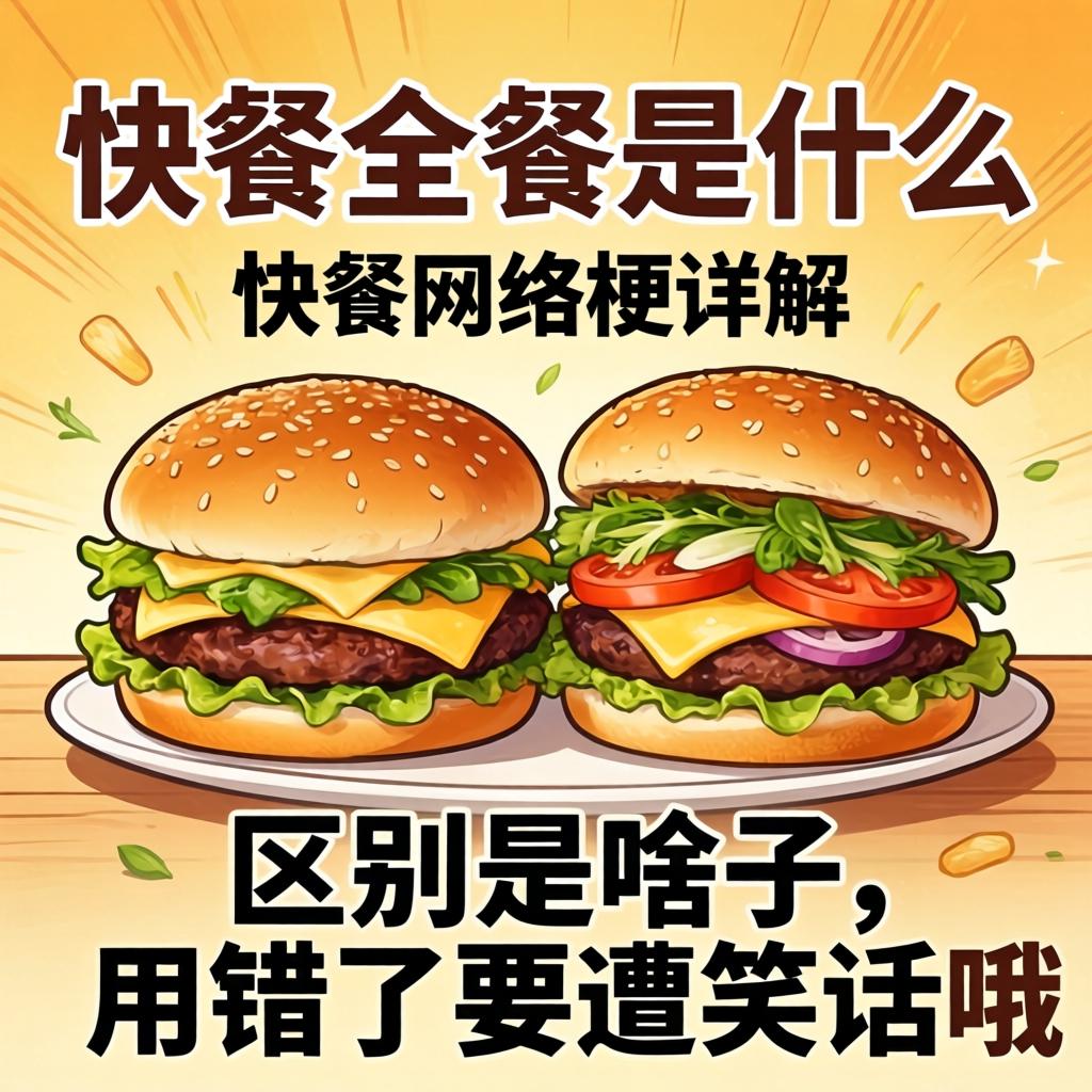 快餐和全餐是什么意思_网络梗详解:区别是啥子,用错了要遭笑话哦