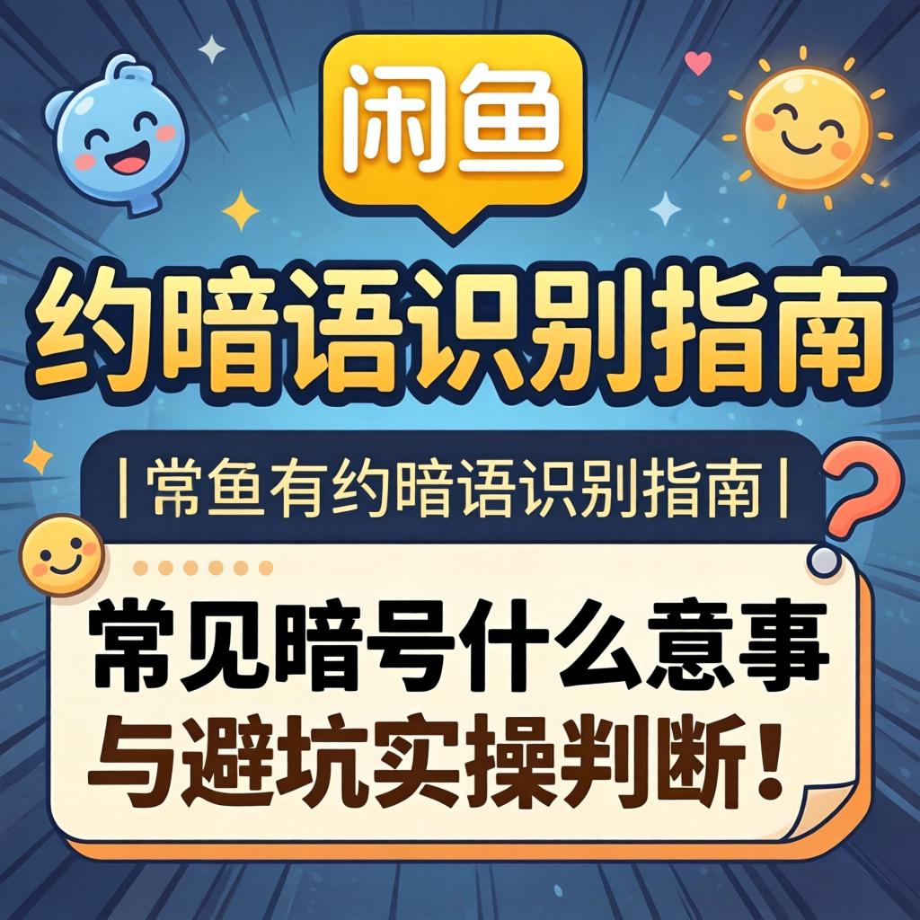 闲鱼有偿约隐语鉴别指南｜常见记号什么意思与避坑实操