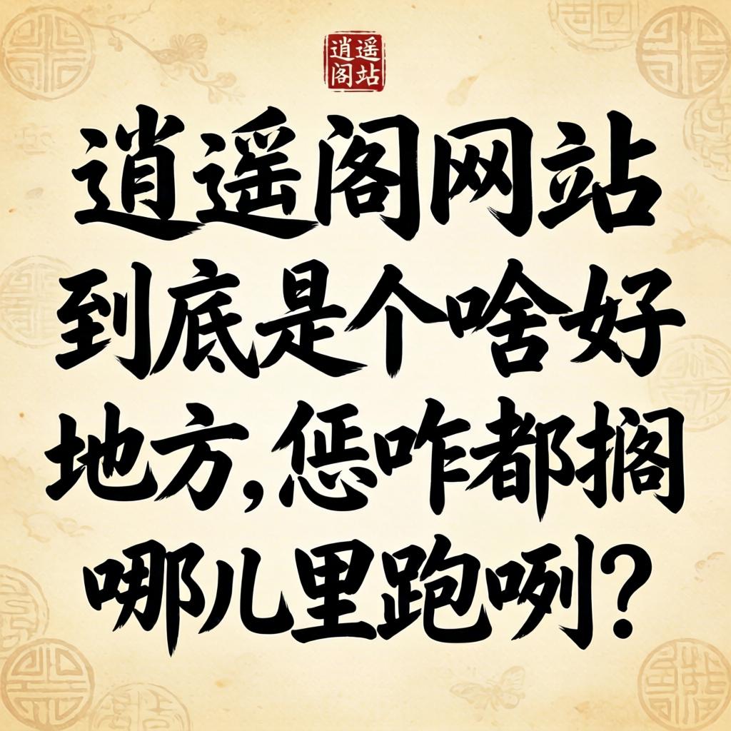 逍遥阁网站到底是个啥好地方，恁咋都搁那儿跑咧？